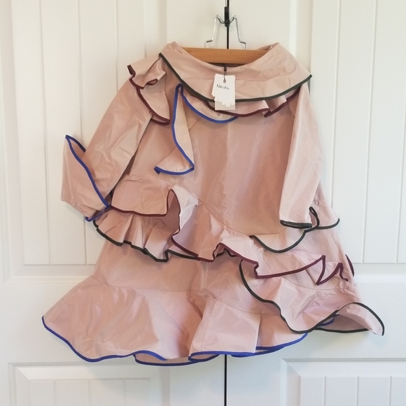 Nikolia Other - Nikolia Frilly Layered Dress with Contrast Trim